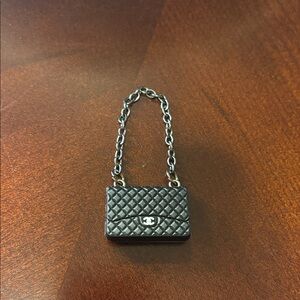 Quilted Fashion Inspired Mini Bag Bag Charm